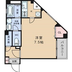 コンフォール南森町の物件間取画像